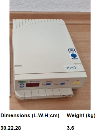 الکتروپوریتور Electroporator